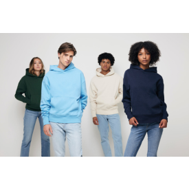 Iqoniq Yoho hoodie - unisex - gerecycled katoen - 340 g/m²