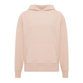 Iqoniq Yoho gerecycled katoen relaxed hoodie-Peach nectar