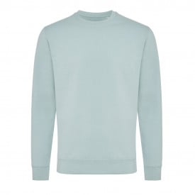 Iqoniq Zion gerecycled katoen sweater-Iceberg green