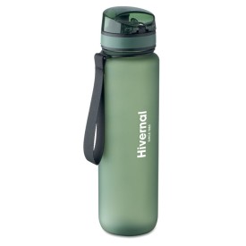 Isforden mark sportwaterfles RPET 1L-Donker marinegroen