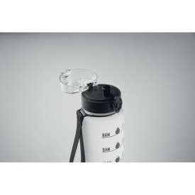 Isforden mark sportwaterfles RPET 1L-Transparant wit