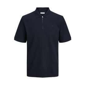 JACK&JONES August Zip Polo-Navy blazer