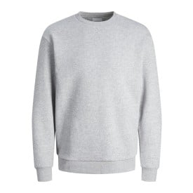 JACK&JONES Brody Sweat Crew-Light grey melange