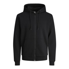 JACK&JONES Brody Sweat Zip Hood-Zwart