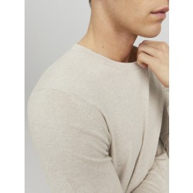 JACK&JONES Emilio Knit Crew Neck pullover - heren/unisex - katoen/nylon/viscose - ronde hals