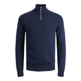 JACK&JONES Emilio Knit Half Zip-Navy blazer