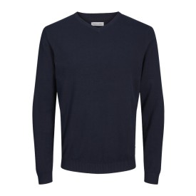 JACK&JONES Knit V-neck-Navy blazer