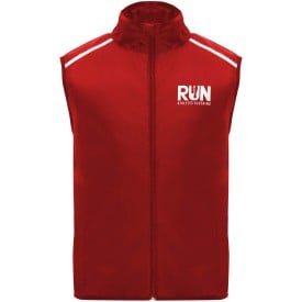Jannu lichte unisex hardloopbodywarmer-Rood