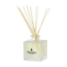 Janzen geurstokjes Fuchsia 200ml - glas/hout - in geschenkdoos