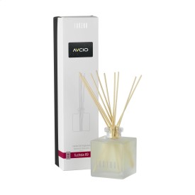 Janzen geurstokjes Fuchsia 200ml - glas/hout - in geschenkdoos