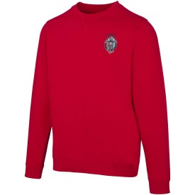 Jasper 280 g/m² unisex OCS gecertificeerde organische gerecyclede trui met ronde hals-Rood