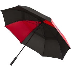 Jeff 55 inch winddichte golfparaplu-Rood