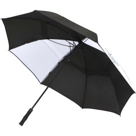 Jeff 55 inch winddichte golfparaplu-Wit
