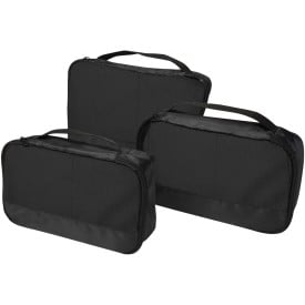 Jet GRS gerecyclede opbergset – set van 3-Zwart