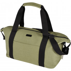 Joey GRS recycled canvas sports duffel 25L-Olijf groen