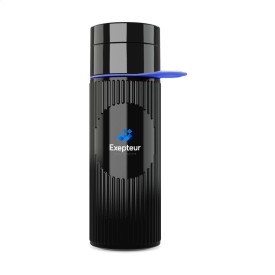 Join The Pipe Atlantis Ring Bottle Black 500 ml-Zwart/blauw
