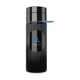 Join The Pipe Atlantis Ring Bottle Black 500 ml-Zwart/lichtblauw