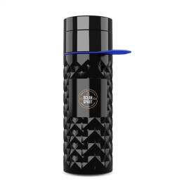 Join The Pipe Nairobi Ring Bottle Black 500ml waterfles-Zwart/donkerblauw