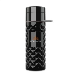 Join The Pipe Nairobi Ring Bottle Black 500ml waterfles-Zwart/grijs
