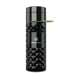Join The Pipe Nairobi Ring Bottle Black 500ml waterfles-Zwart/groen