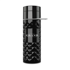 Join The Pipe Nairobi Ring Bottle Black 500ml waterfles-Zwart/wit