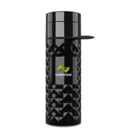 Join The Pipe Nairobi Ring Bottle Black 500ml waterfles-Zwart/zwart