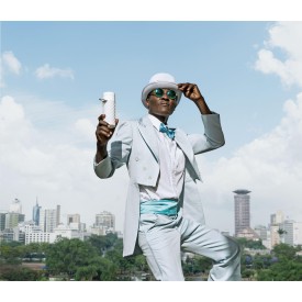 Join the Pipe Nairobi waterfles wit 500ml - suikerriet - met ring