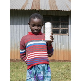 Join the Pipe Nairobi waterfles wit 500ml - suikerriet - met ring