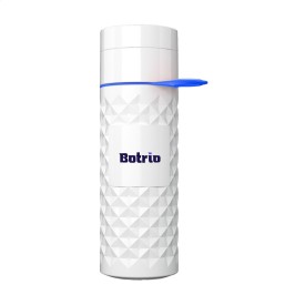 Join The Pipe Nairobi Ring Bottle White 500ml waterfles-Wit/blauw