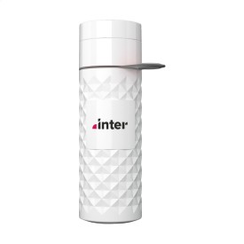 Join The Pipe Nairobi Ring Bottle White 500ml waterfles-Wit/grijs