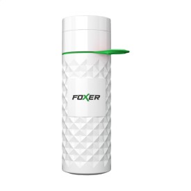 Join The Pipe Nairobi Ring Bottle White 500ml waterfles-Wit/groen