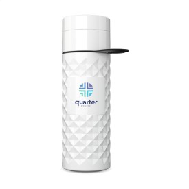 Join The Pipe Nairobi Ring Bottle White 500ml waterfles-Wit/wit
