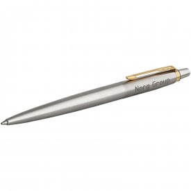 Parker Jotter SS balpen - metaal - blauwe inkt - geschenkverpakking