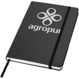 Journalbooks notitieboek - A5 - leerpapier - 40 vellen - gelinieerd - elastieksluiting en lint - geschenkverpakking