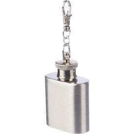 Julia heupfles 30 ml - RVS - schroefdop met karabijnhaak