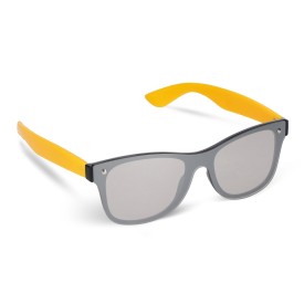 Justin R-PC zonnebril met spiegel uni-lens UV400-Geel