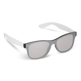 Justin R-PC zonnebril met spiegel uni-lens UV400-Wit