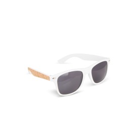 Justin RPC zonnebril met kurk inleg UV400-Wit