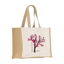 Jute Canvas Shopper (320 g/m²) tas-Naturel