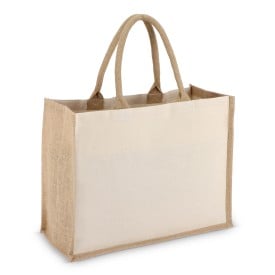 Jute-Katoen Tote OEKO-TEX® 42.5 x 19 x 32 cm 320g/m²