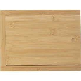 Kaas- en wijnset 25,5 x 19,5 cm - bamboe - 6-delig