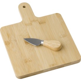 Kaasplank 31 x 17,5 cm - bamboe - 2-delig