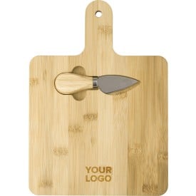 Kaasplank 31 x 17,5 cm - bamboe - 2-delig