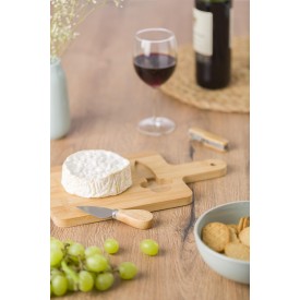 Kaasplank 31 x 17,5 cm - bamboe - 2-delig
