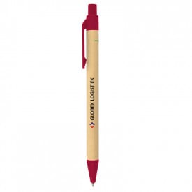 Kartonnen balpen-Bordeaux rood