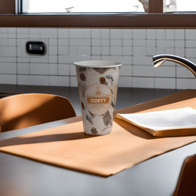 Koffiebeker 180ml - karton - keuze in deksel