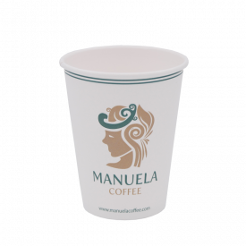 Kartonnen koffiebeker 300ml-Wit