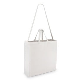 Katoen Tote OEKO-TEX® 40 x 13 x 44cm 220g/m²-Wit