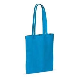 Schoudertas katoen Oekotex-Licht blauw