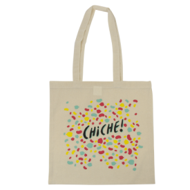 HIll katoenen draagtas - katoen - 136 g/m2 - 38 x 42 cm - ecru - Oeko-tex - lange hengsels - kleine oplage